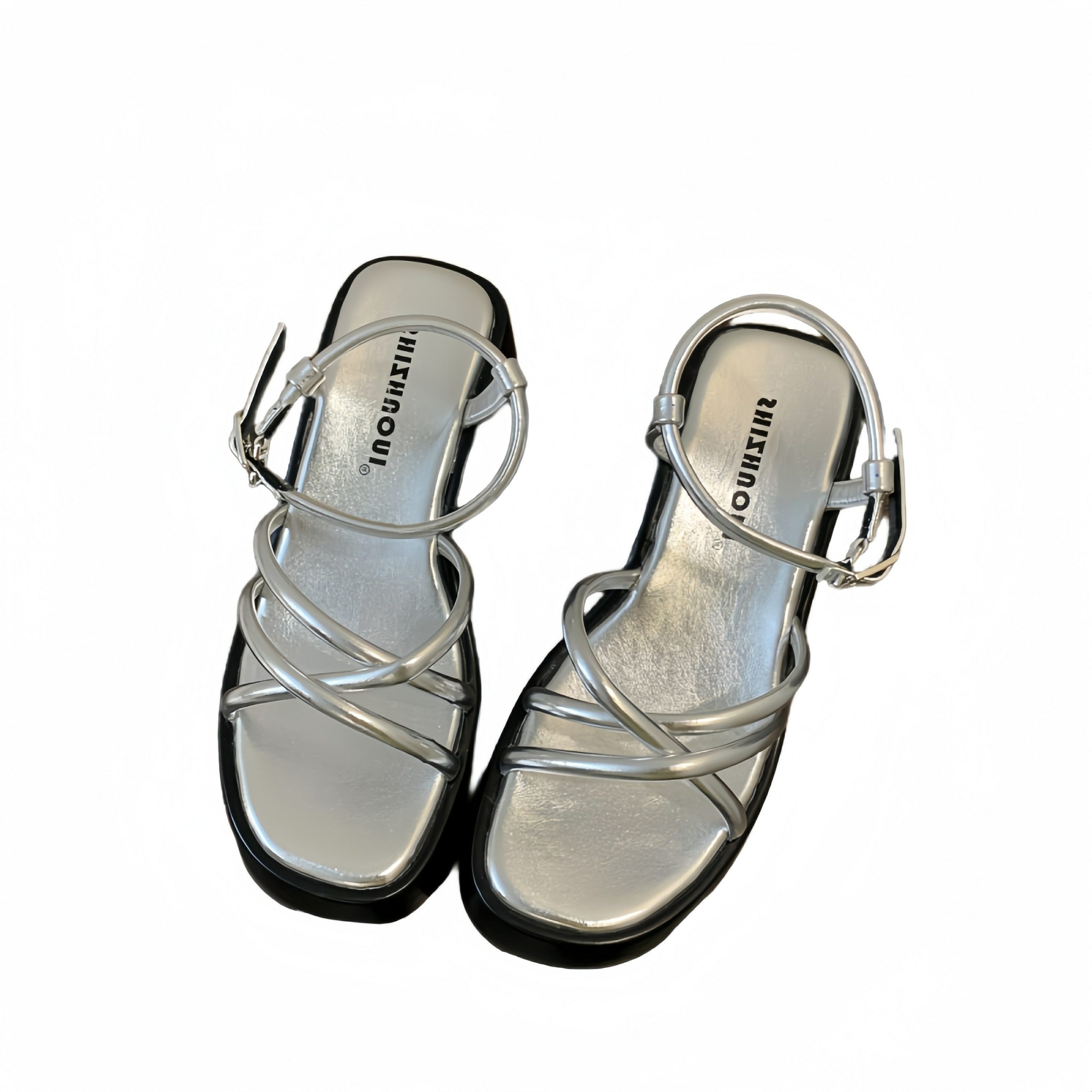 Retro Wedge Sandals for Women Summer 2024 New Style Fairy Wind Thick Sole Vacation Beach Roman Sandals - Image 5