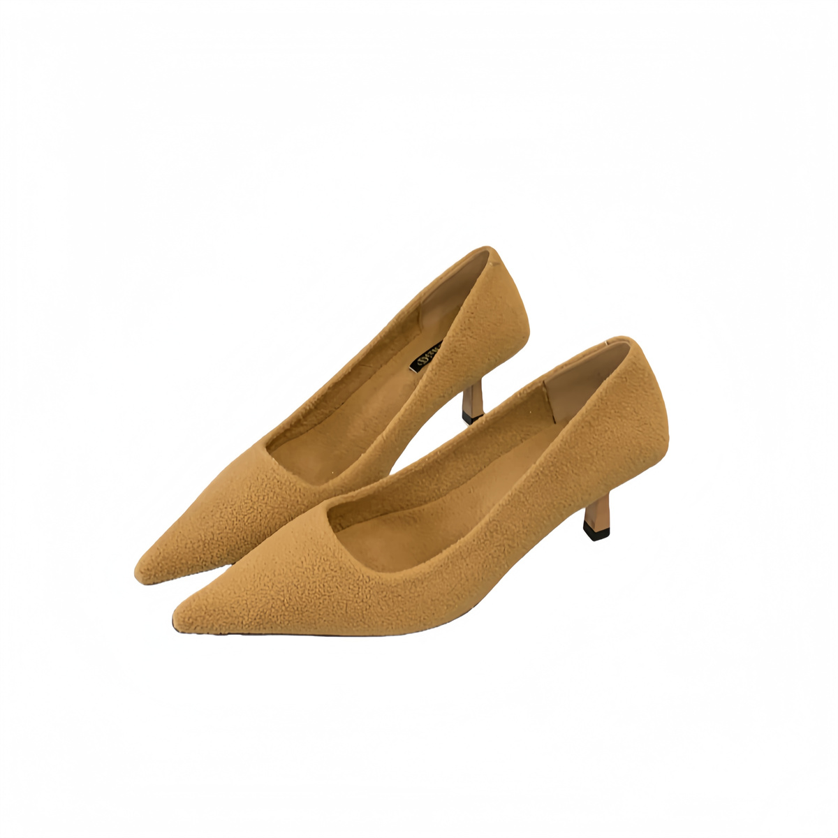 Women's Pointed Toe Kitten Heel Pumps 2025 New Style Summer Elegant Thin Heel Slip On Shoes - Image 5